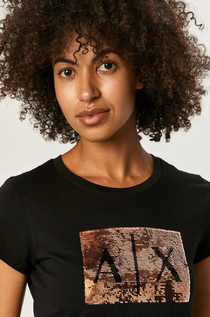 Pamuklu Tişört Armani Exchange