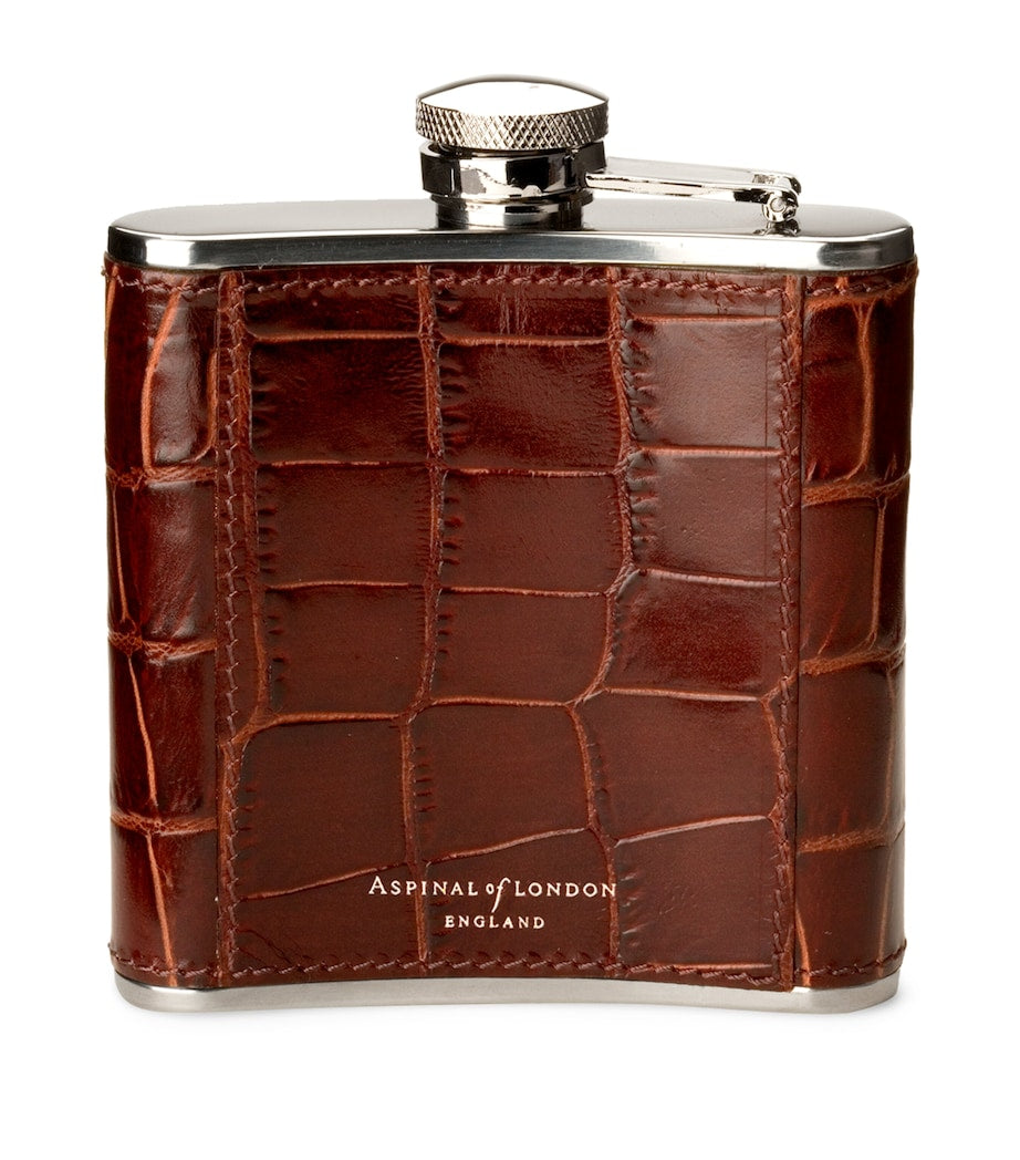 Mock Crocodile Hip Flask