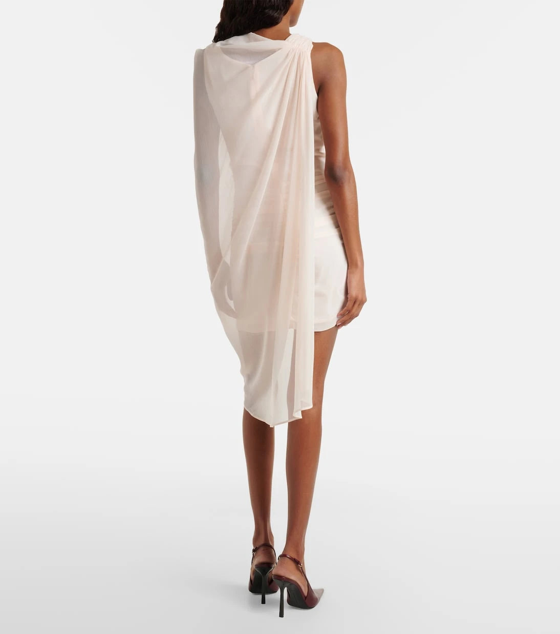 Rotate - Caped chiffon minidress