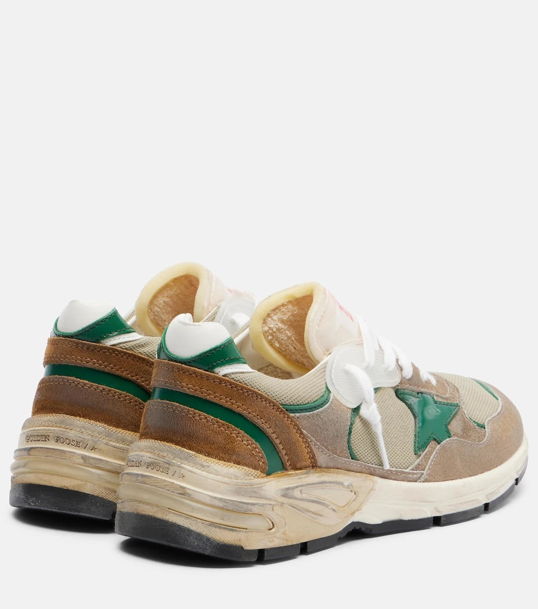 Golden Goose - Dad Star leather-trimmed sneakers