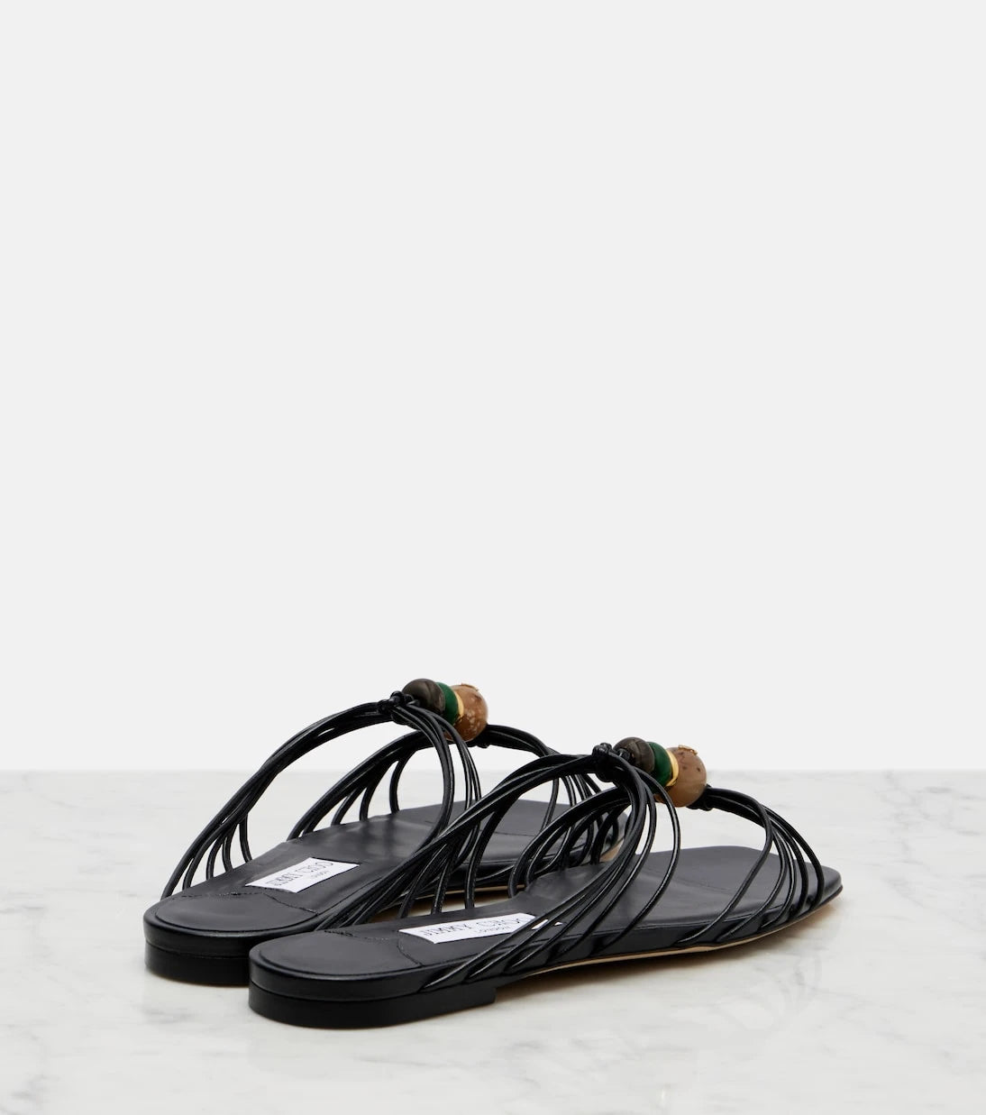 Jimmy Choo - Lova embellished leather mules