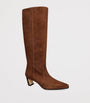Stuart Weitzman Brown Suede Stassi Knee-High Boots 50