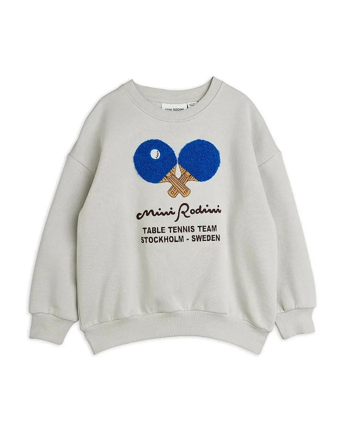 Mini Rodini pamuk çocuk sweatshirt Table tennis
