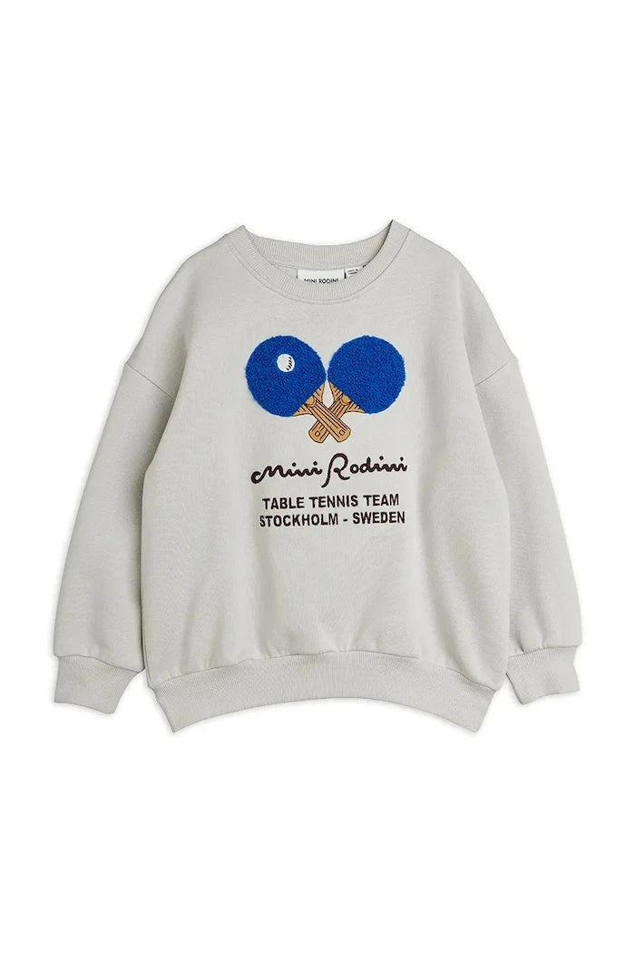 Mini Rodini суичър за деца от памук Table tennis