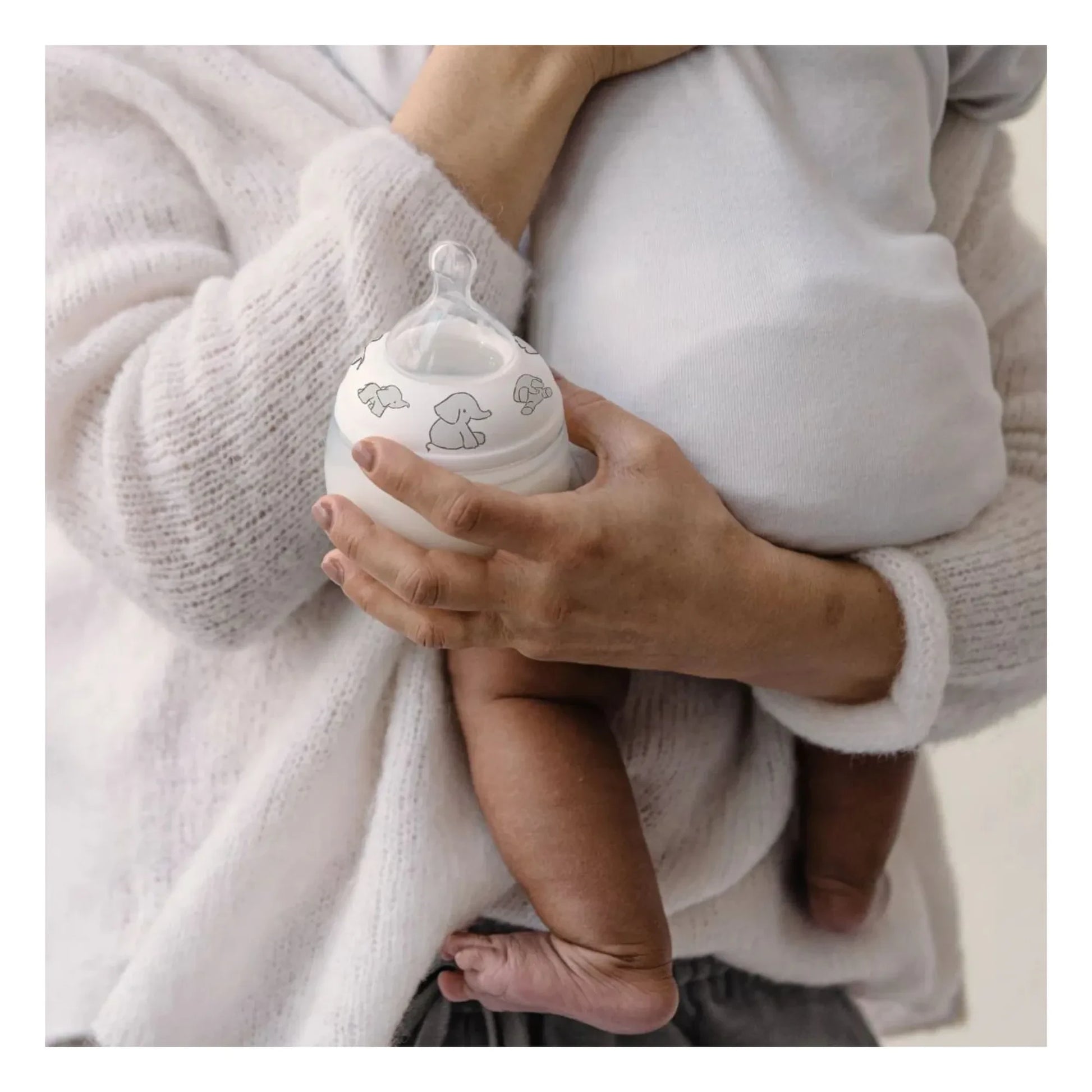 Elhée - Elephants medical silicone bottle and physiological teat