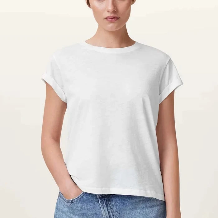 Памучна тениска AllSaints ANNA TEE