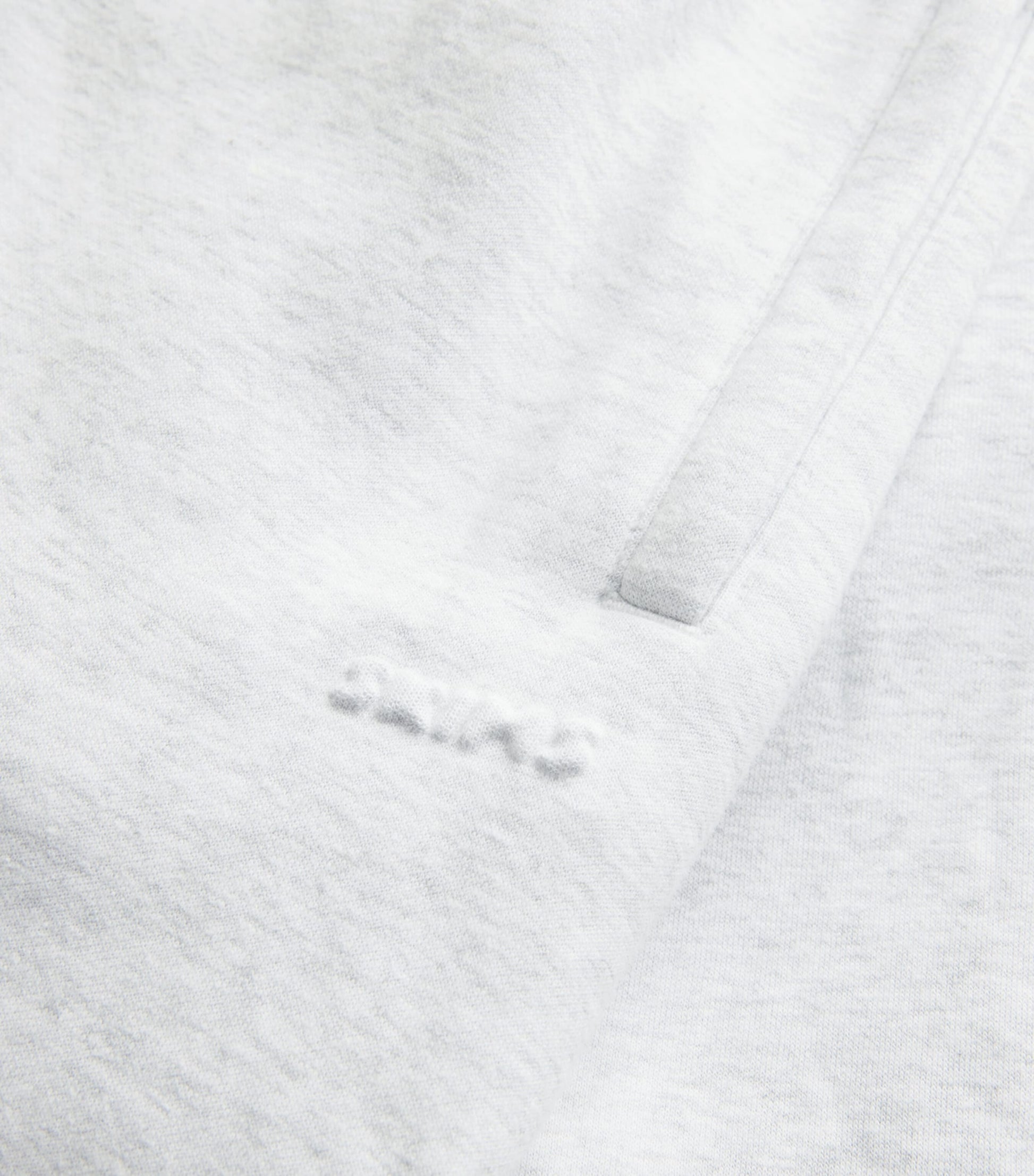 Grey Cotton-Blend Fleece Sweatpants