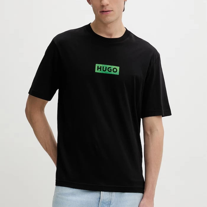 HUGO Blue erkek pamuklu tişört Nufotee