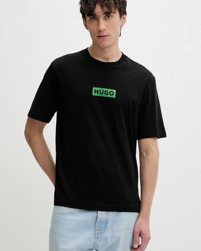 HUGO Blue erkek pamuklu tişört Nufotee