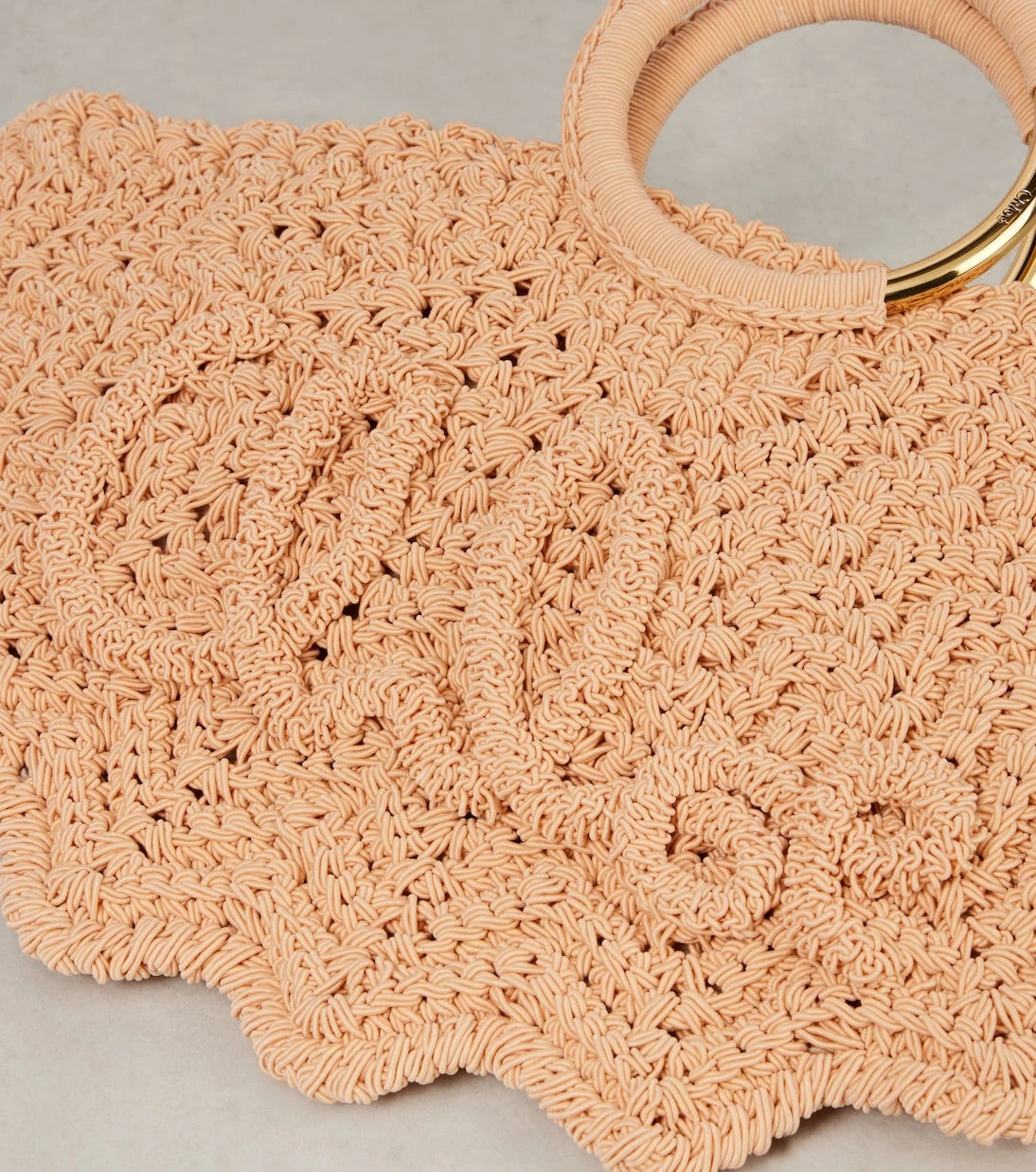 Chloé - Bracelet Paravent Small crochet tote bag