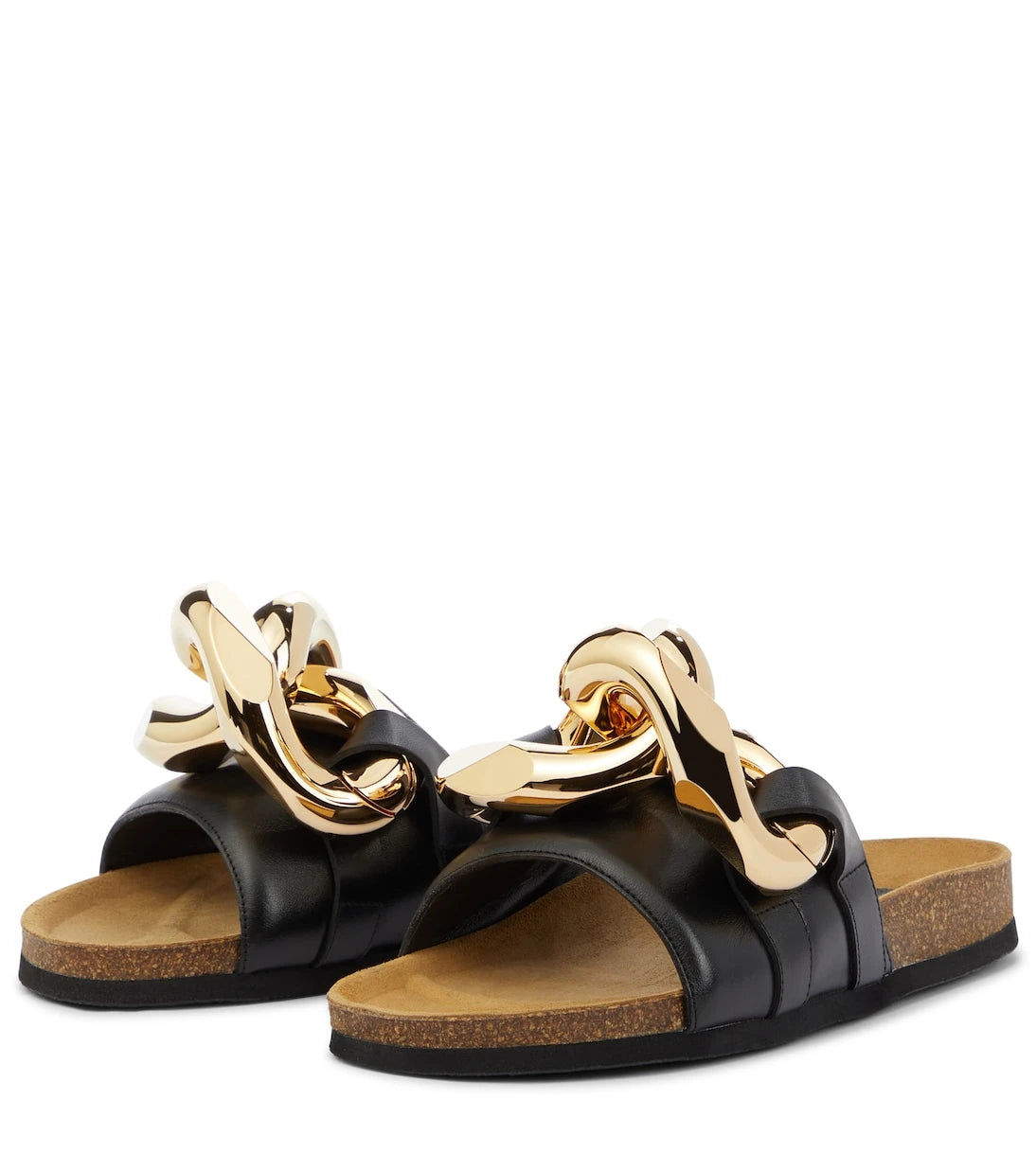 JW Anderson - Embellished leather slides