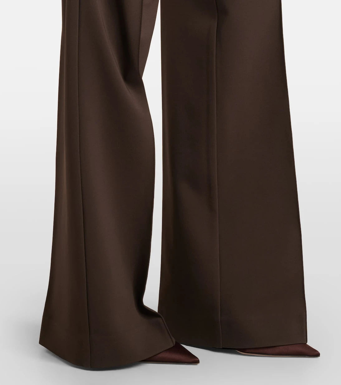 Sportmax - Belted crêpe straight pants