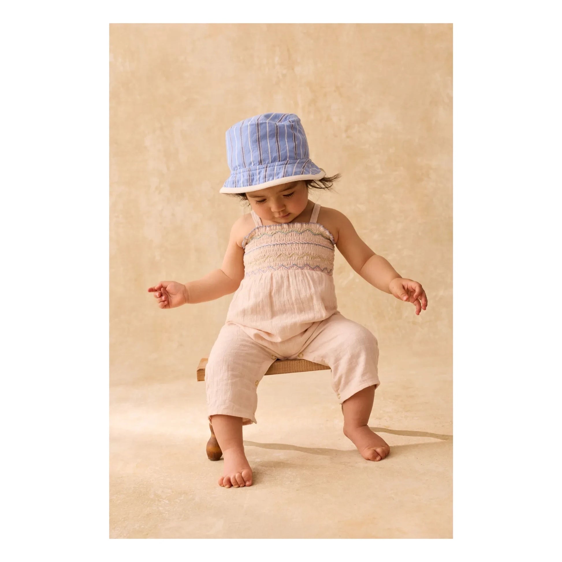 Louise Misha - Morli Textured jumpsuit | Cream