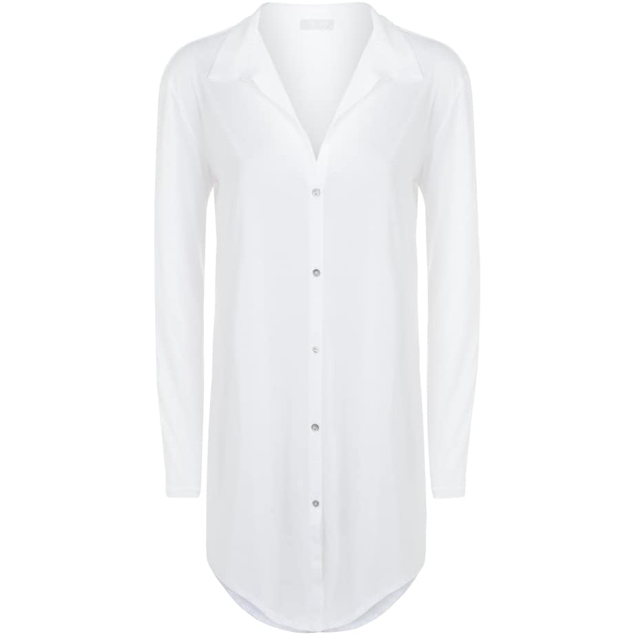 White Cotton Deluxe Boyfriend Nightshirt