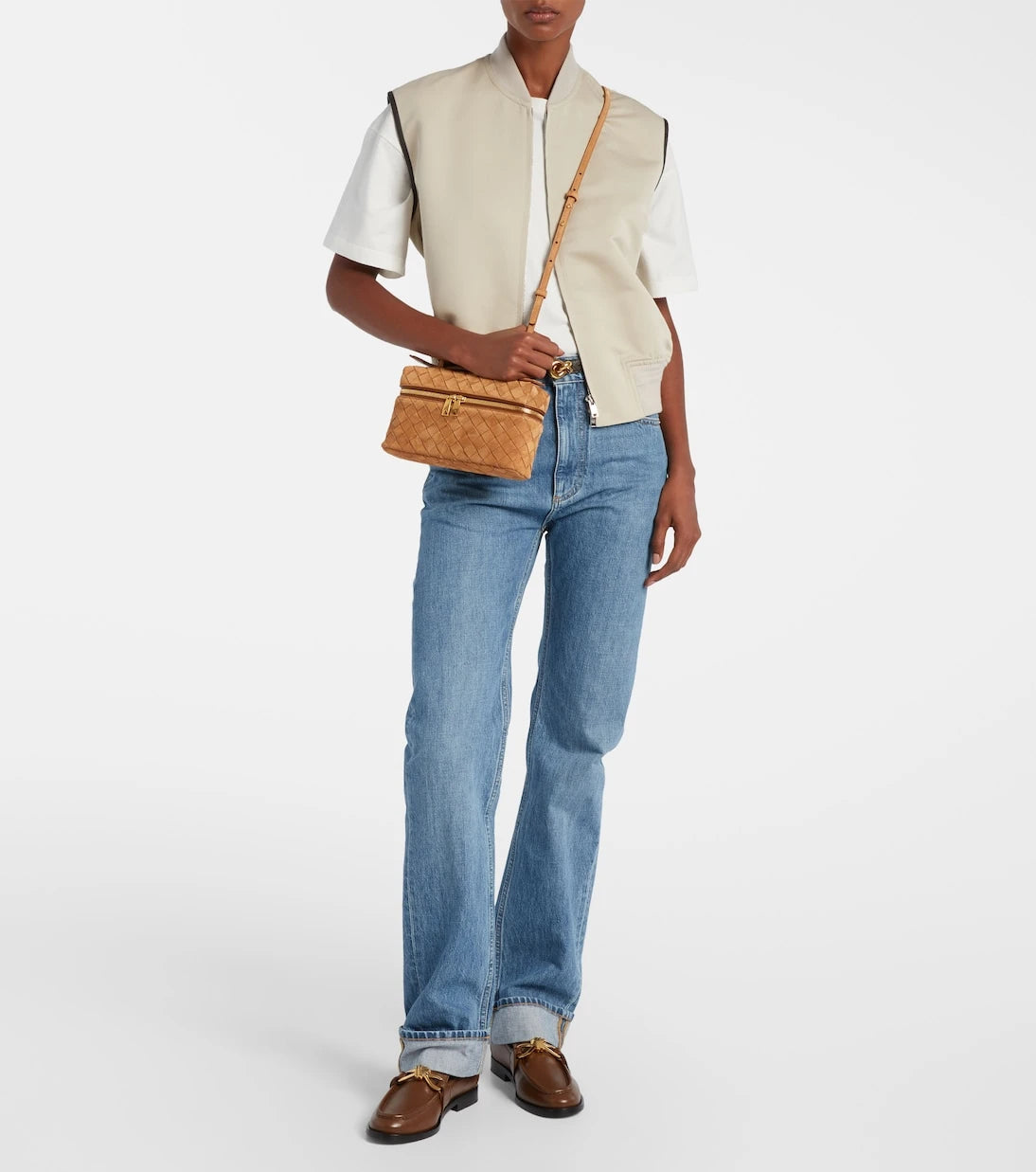 Bottega Veneta - حذاء لوفرز أستير نوت الجلدي