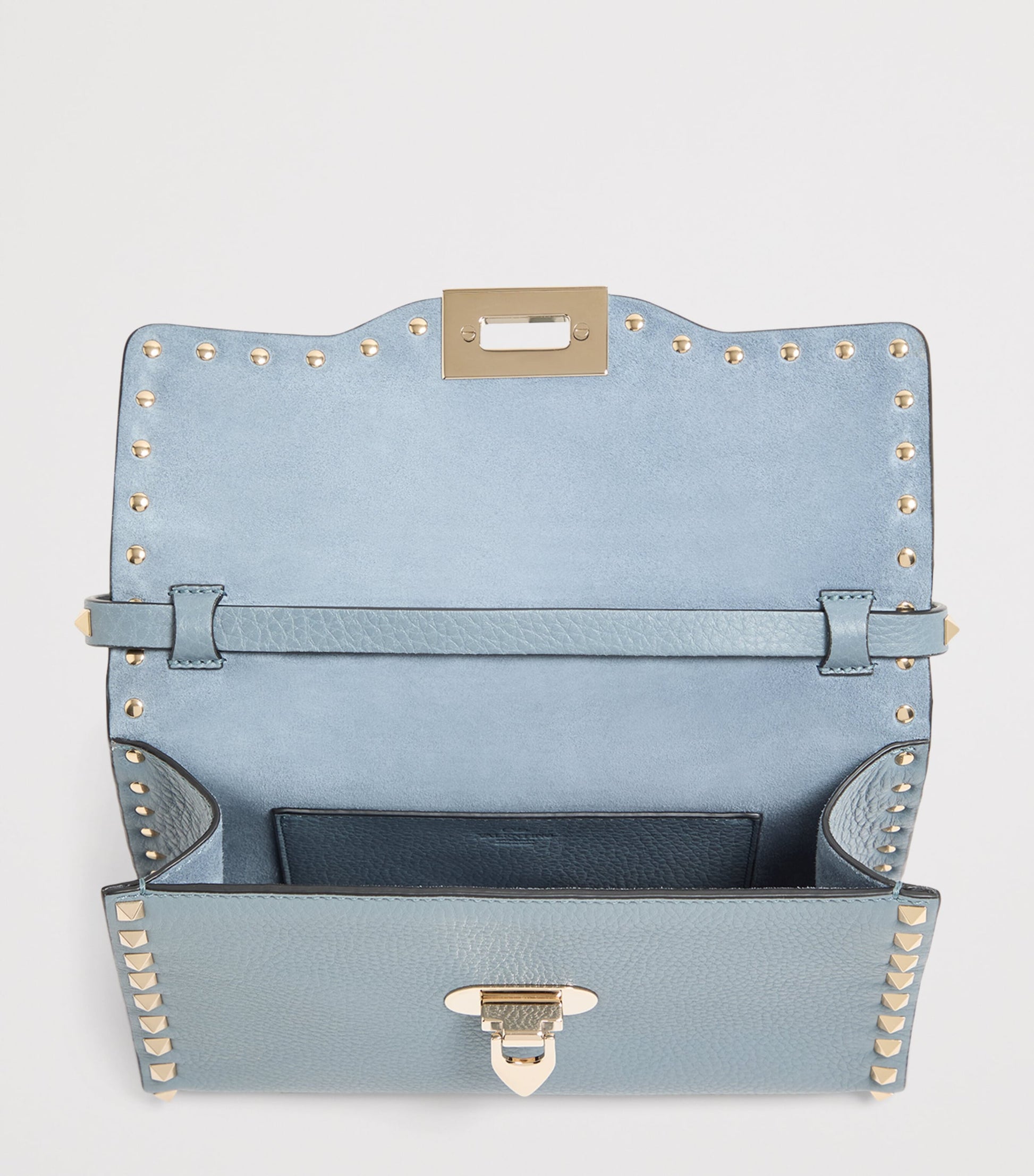 Small Leather Rockstud Shoulder Bag