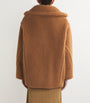 Alpaca-Blend Short Teddy Coat