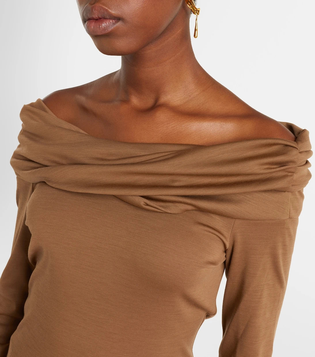 Max Mara - بلوزة Orafo من صوف الفيرجن المنسدل