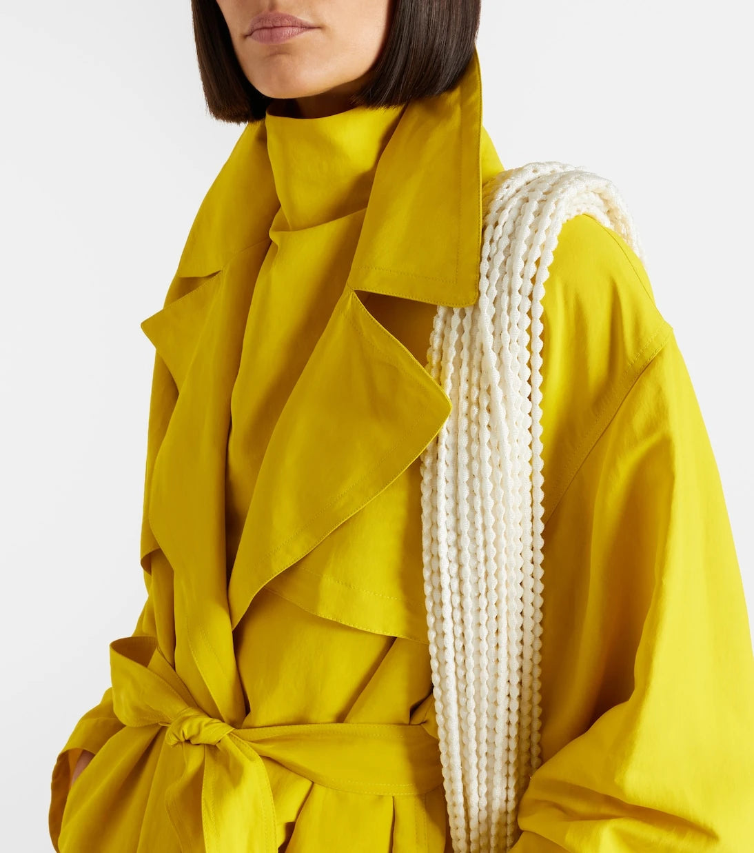 Alaïa - Beaded fringed scarf
