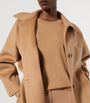 Beige Virgin Wool Coat