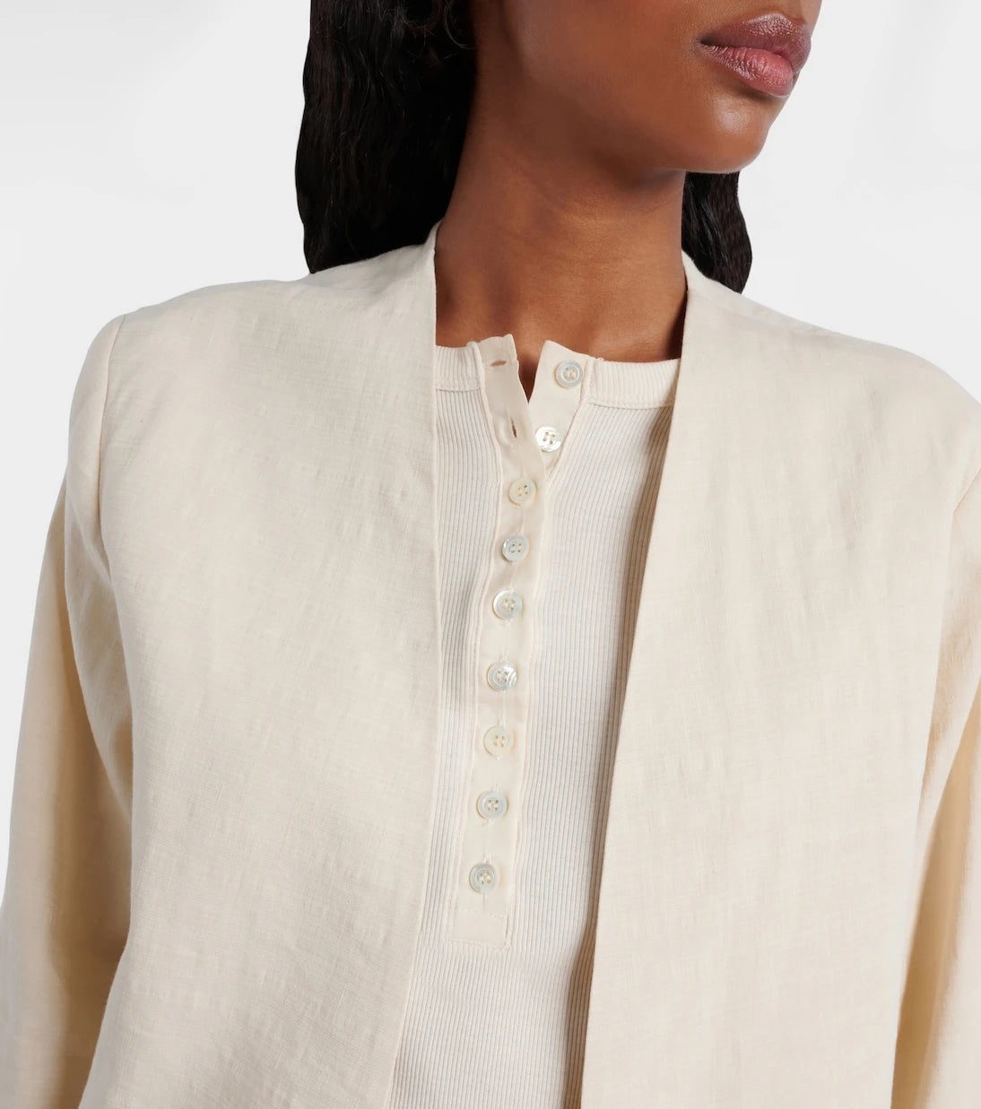 Leset - Belle linen-blend jacket