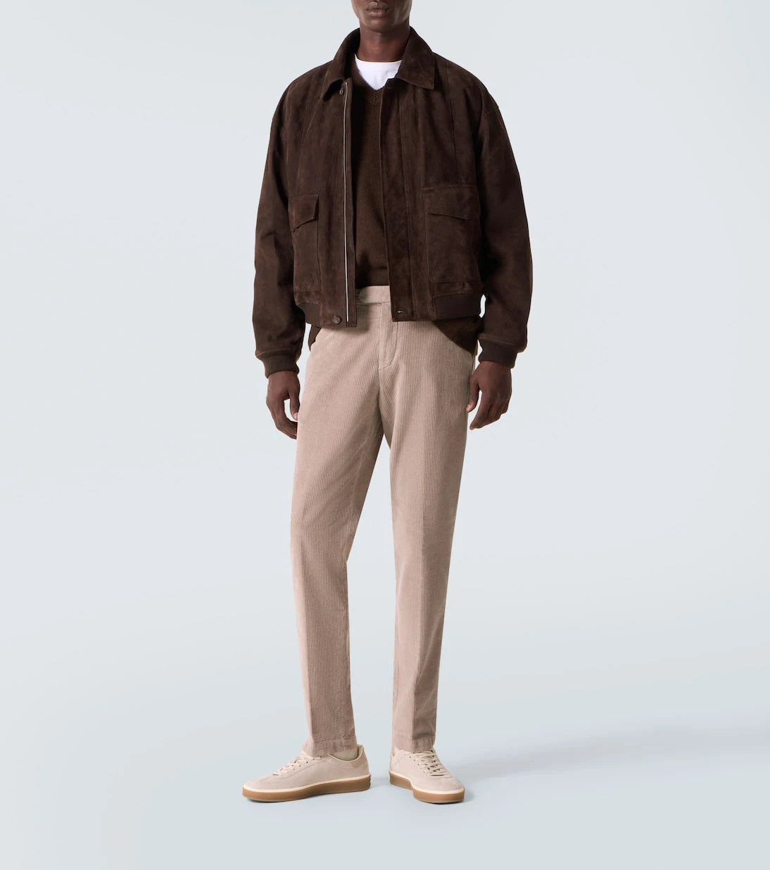 Thom Sweeney - Cotton-blend corduroy slim pants