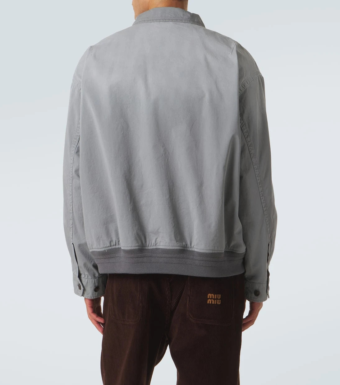 Miu Miu - Cotton gabardine blouson jacket