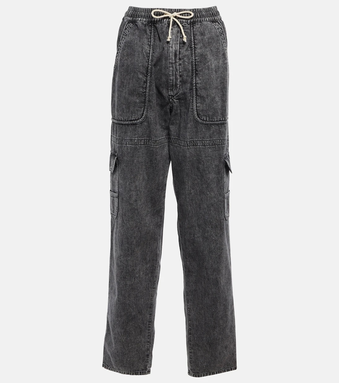 Marant Etoile - Viamao high-rise cotton pants