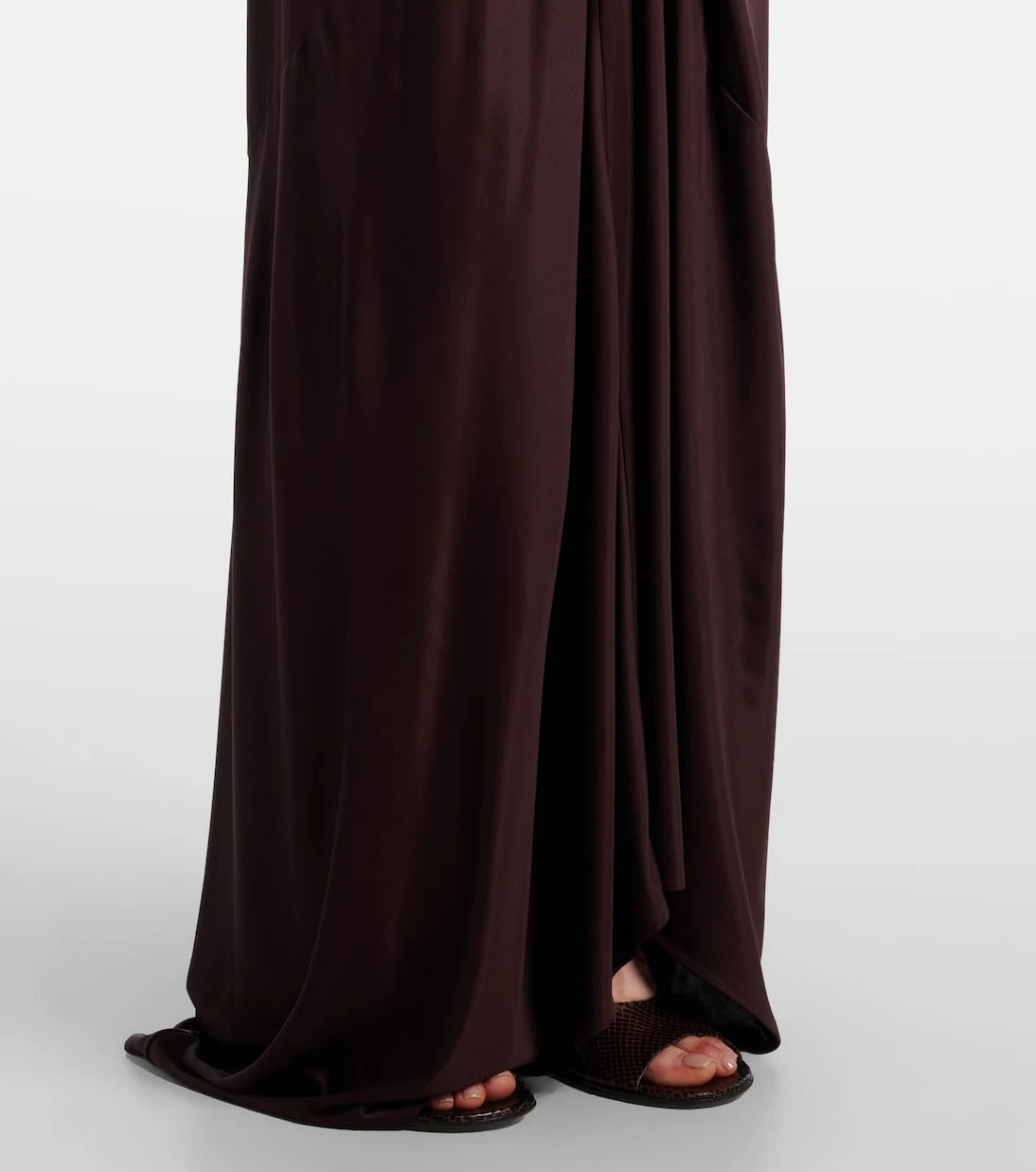 Dries Van Noten - Draped maxi skirt