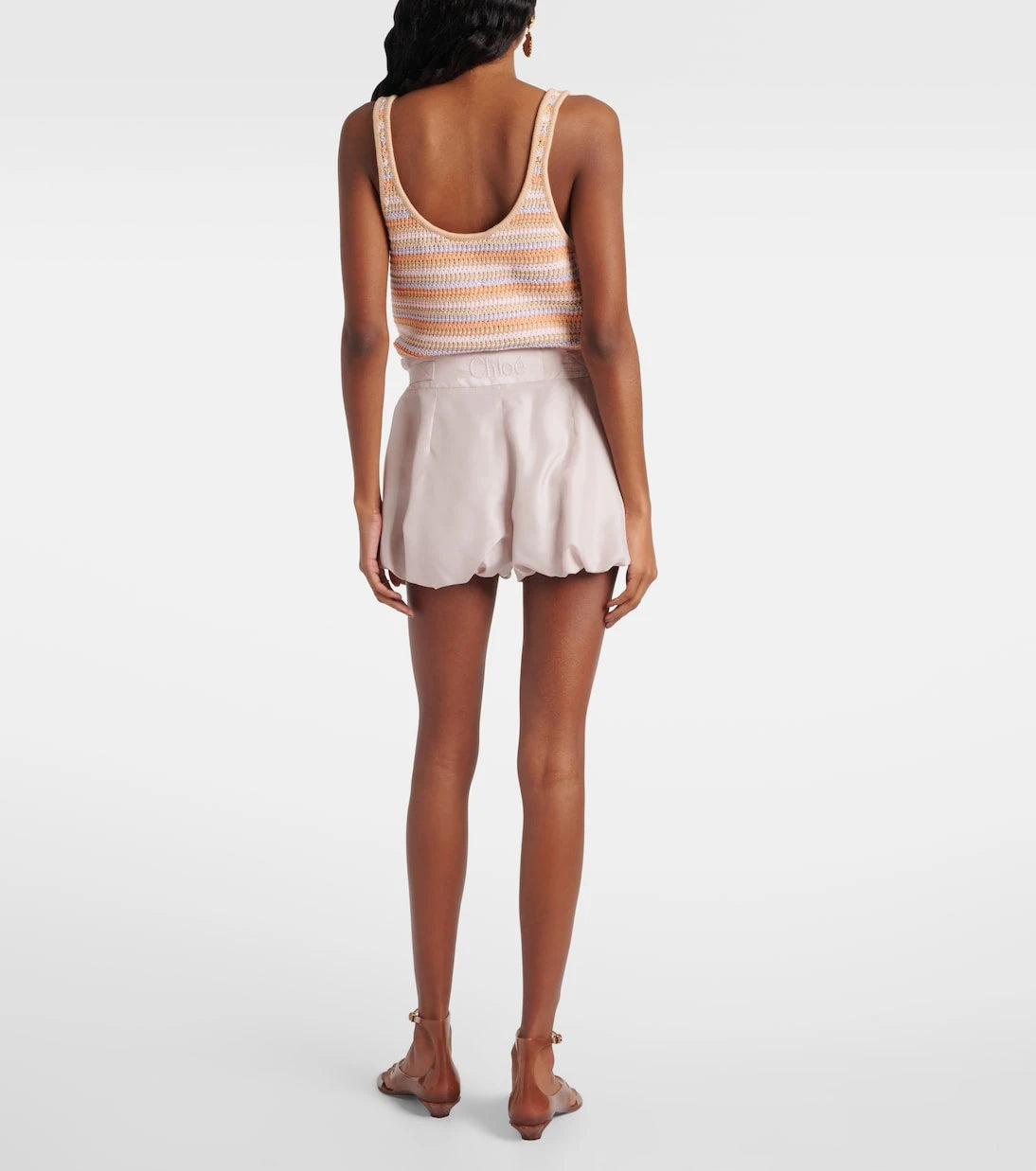 Chloé - Cotton gabardine shorts