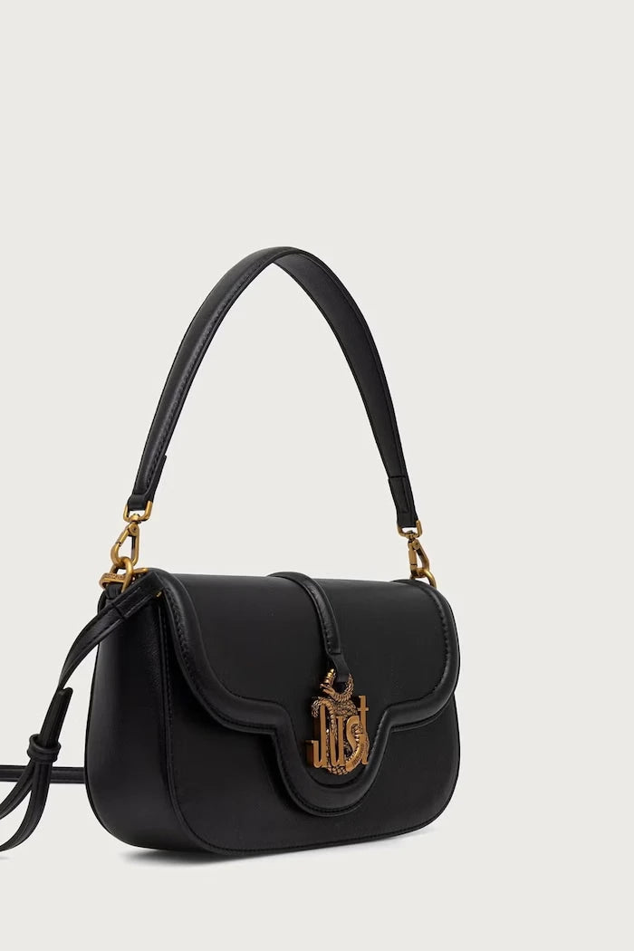 Just Cavalli suni deri kadın crossbody çanta