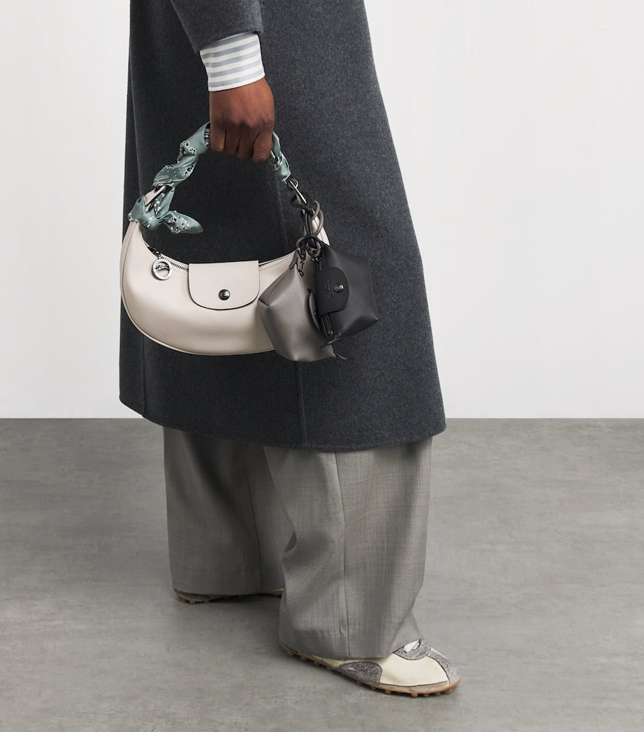 Leather Le Pliage Xtra Coin Purse 001 BLACK