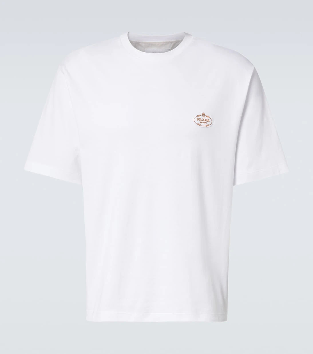 Prada - Interlock cotton jersey T-shirt