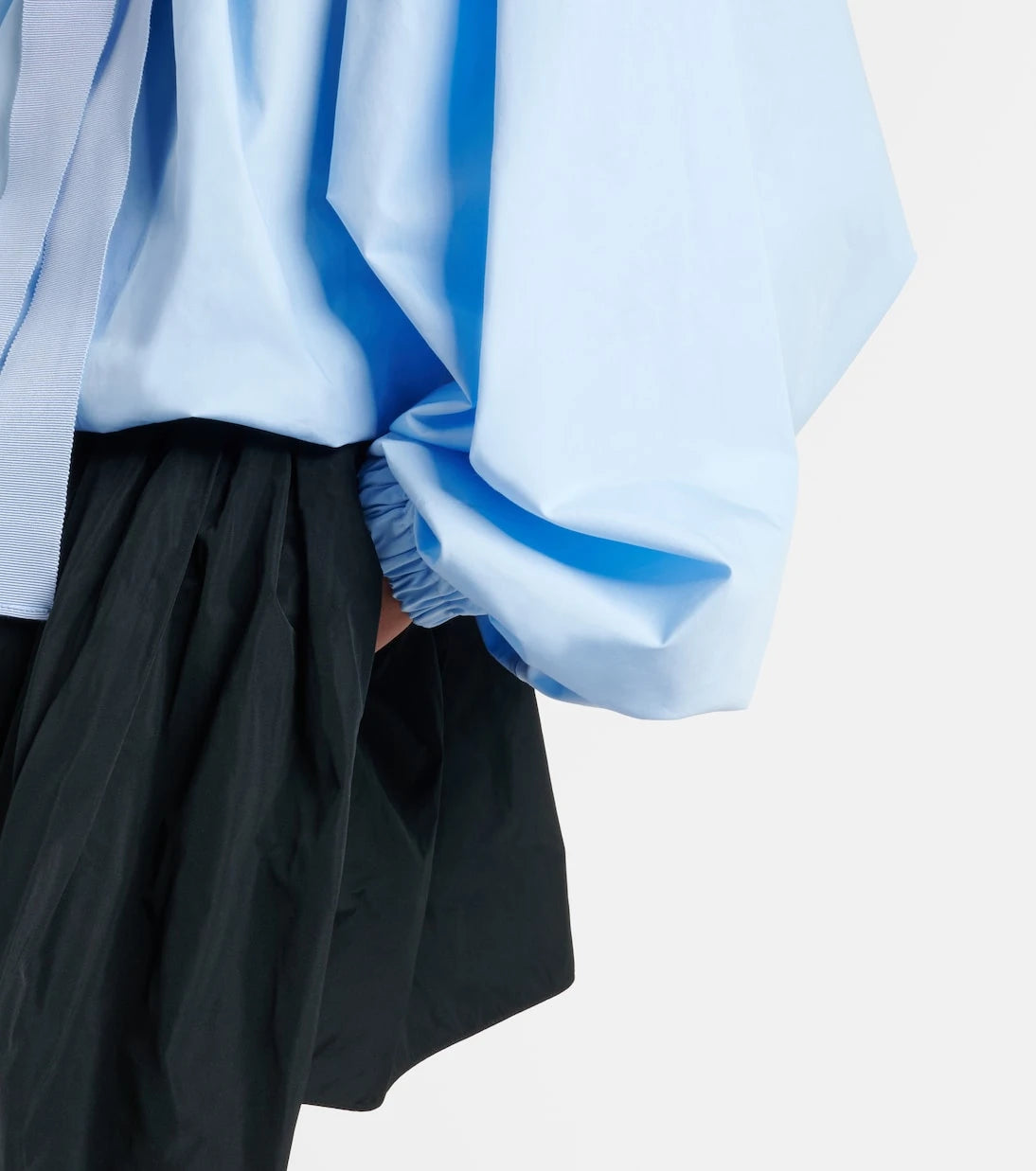 Patou - Tie-neck cotton blouse