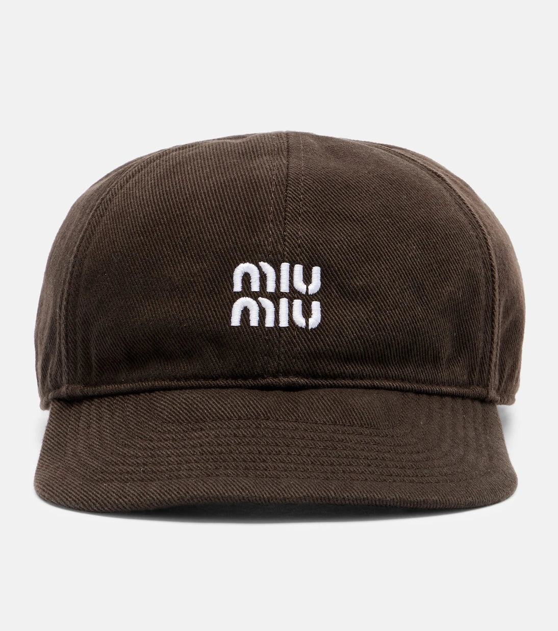 Miu Miu - Logo cotton baseball cap