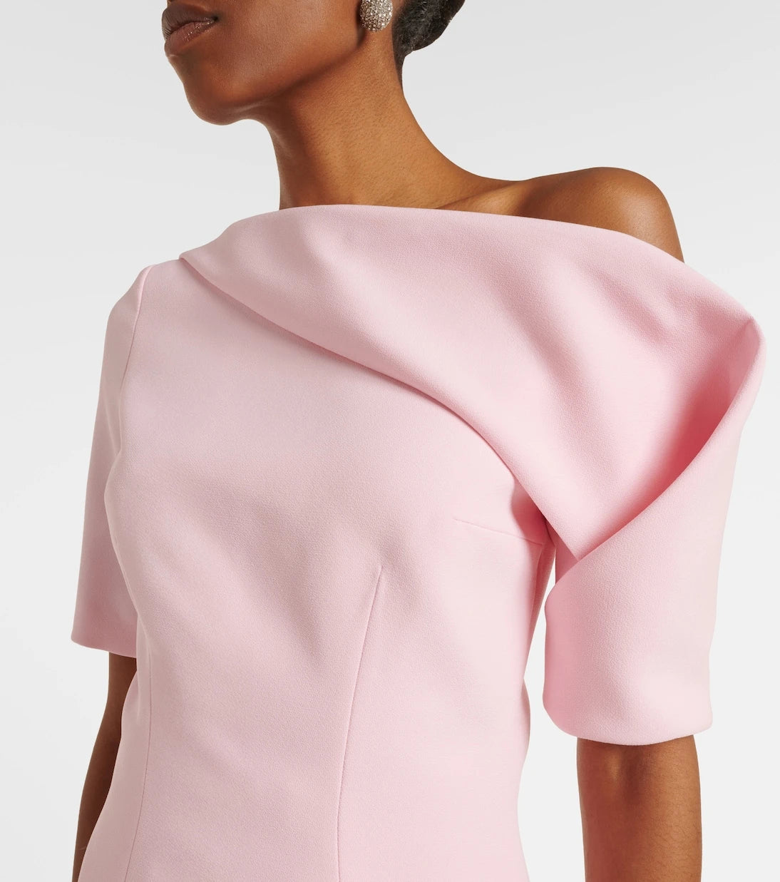 Safiyaa - Marley draped crêpe top