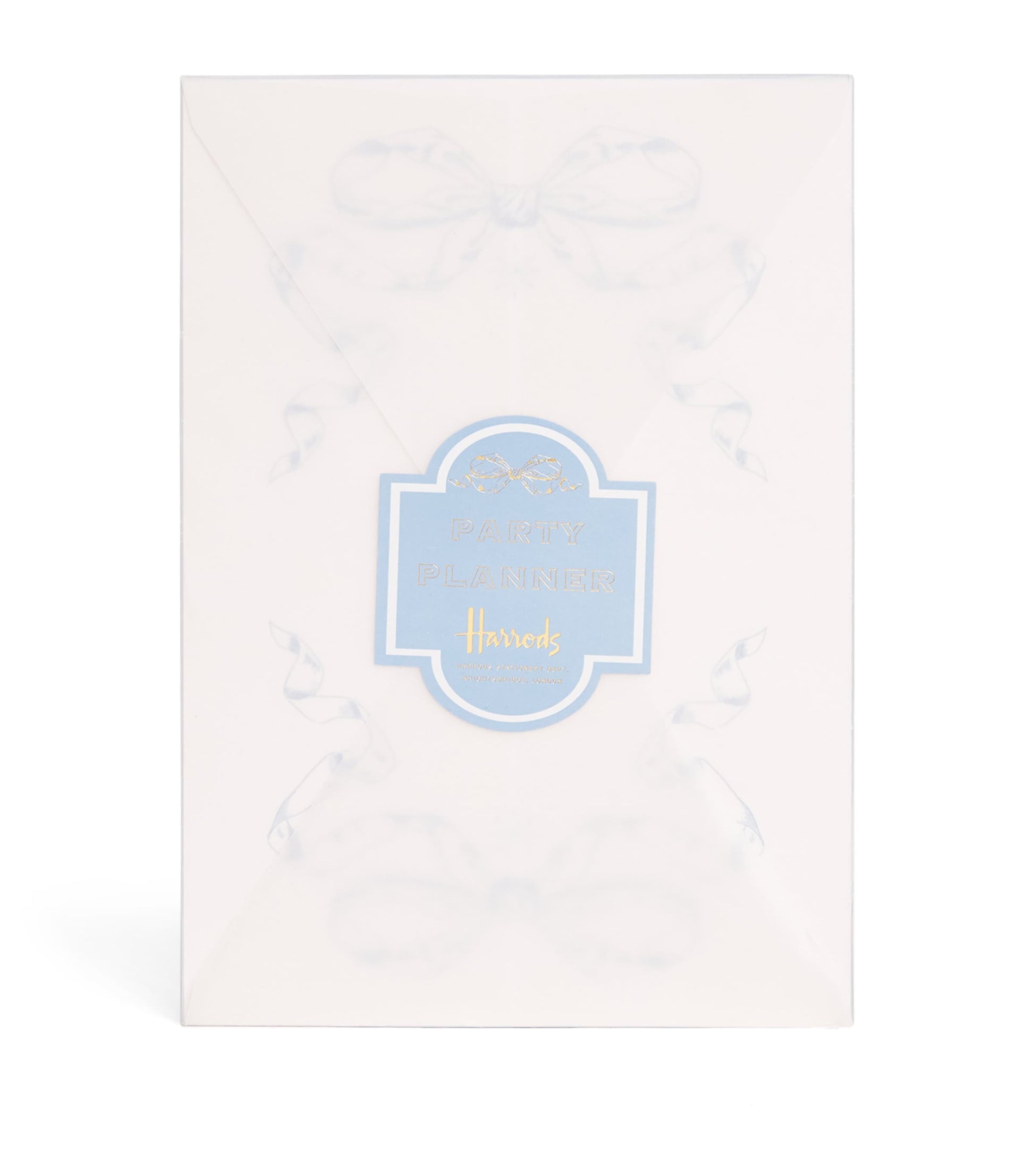 Harrods A5 Party Planner Notebook
