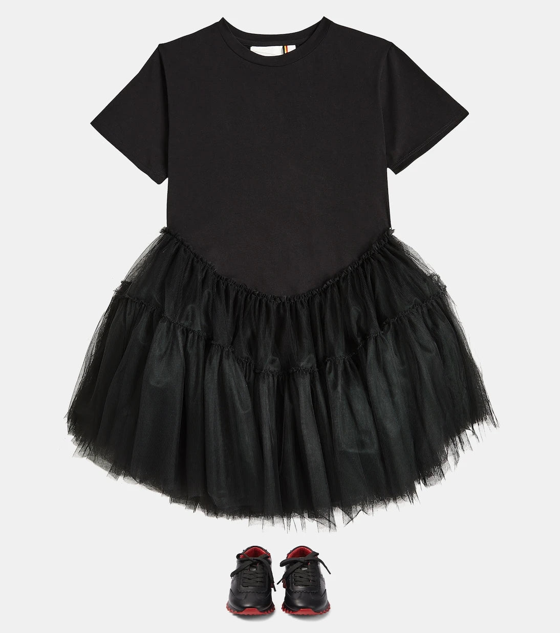Caroline Bosmans - Jersey and tulle dress