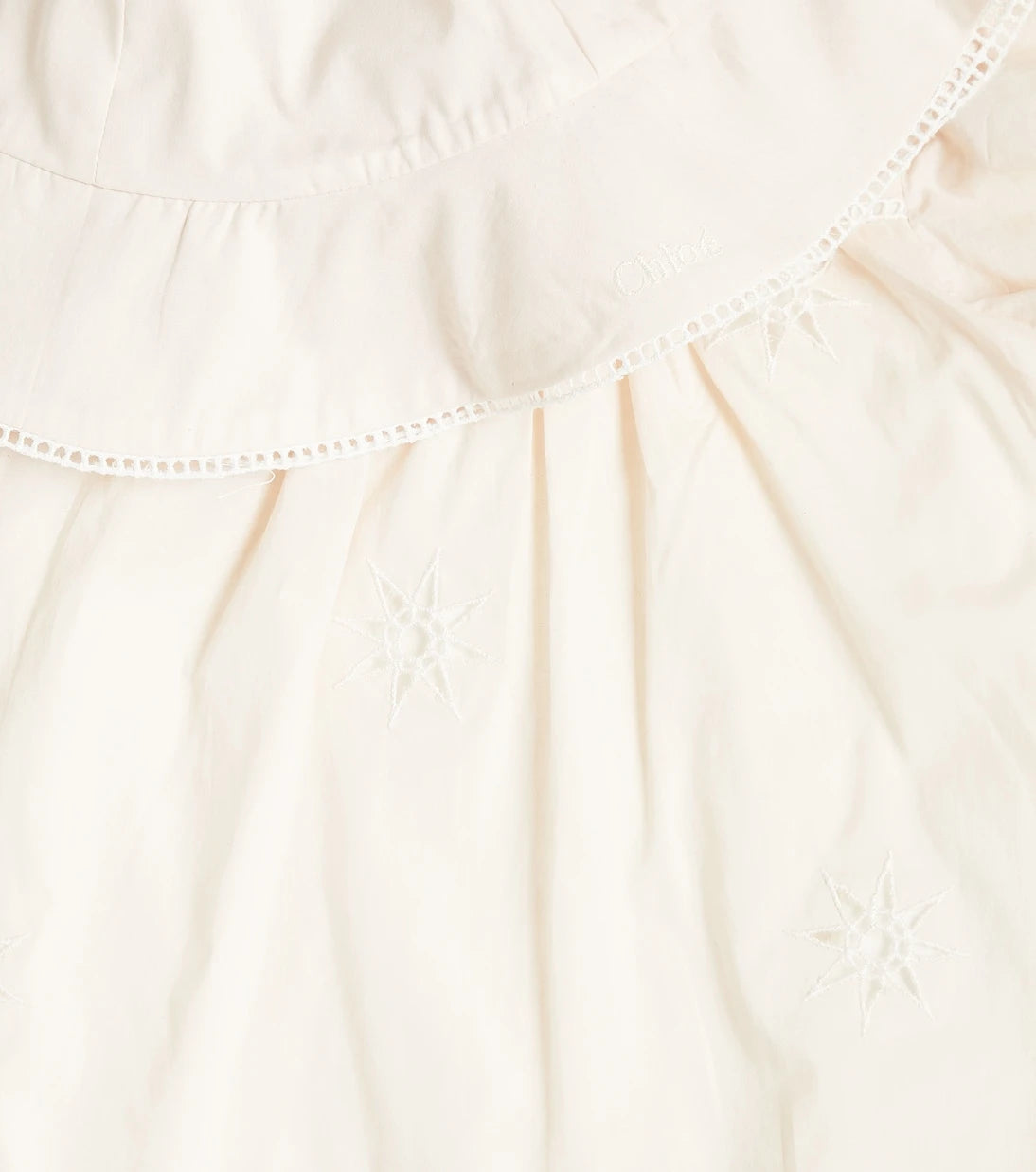 Chloé Kids - Baby cotton dress and hat set