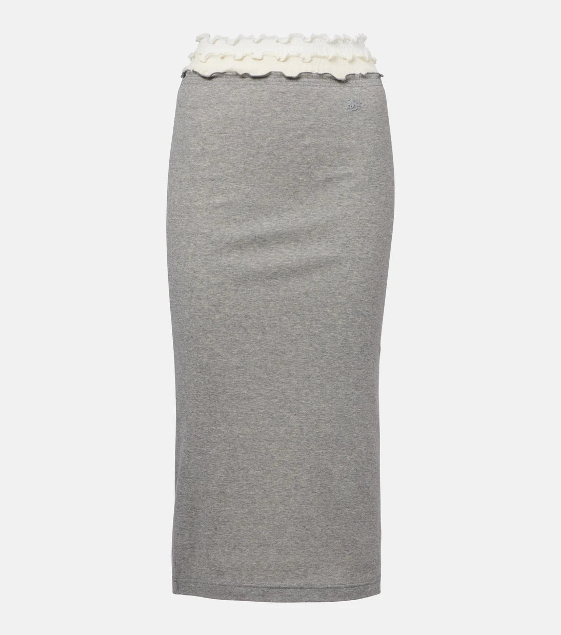 Jil Sander - Layered jersey midi skirt