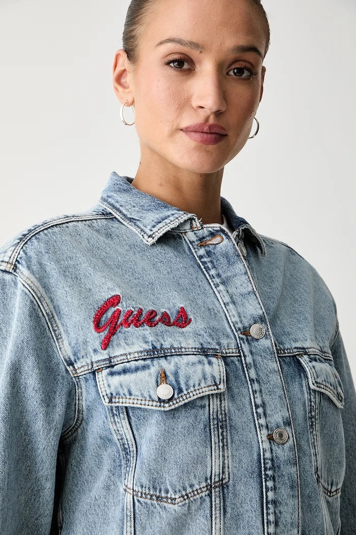 Guess Kadın Denim Ceket MARILYN MONROE