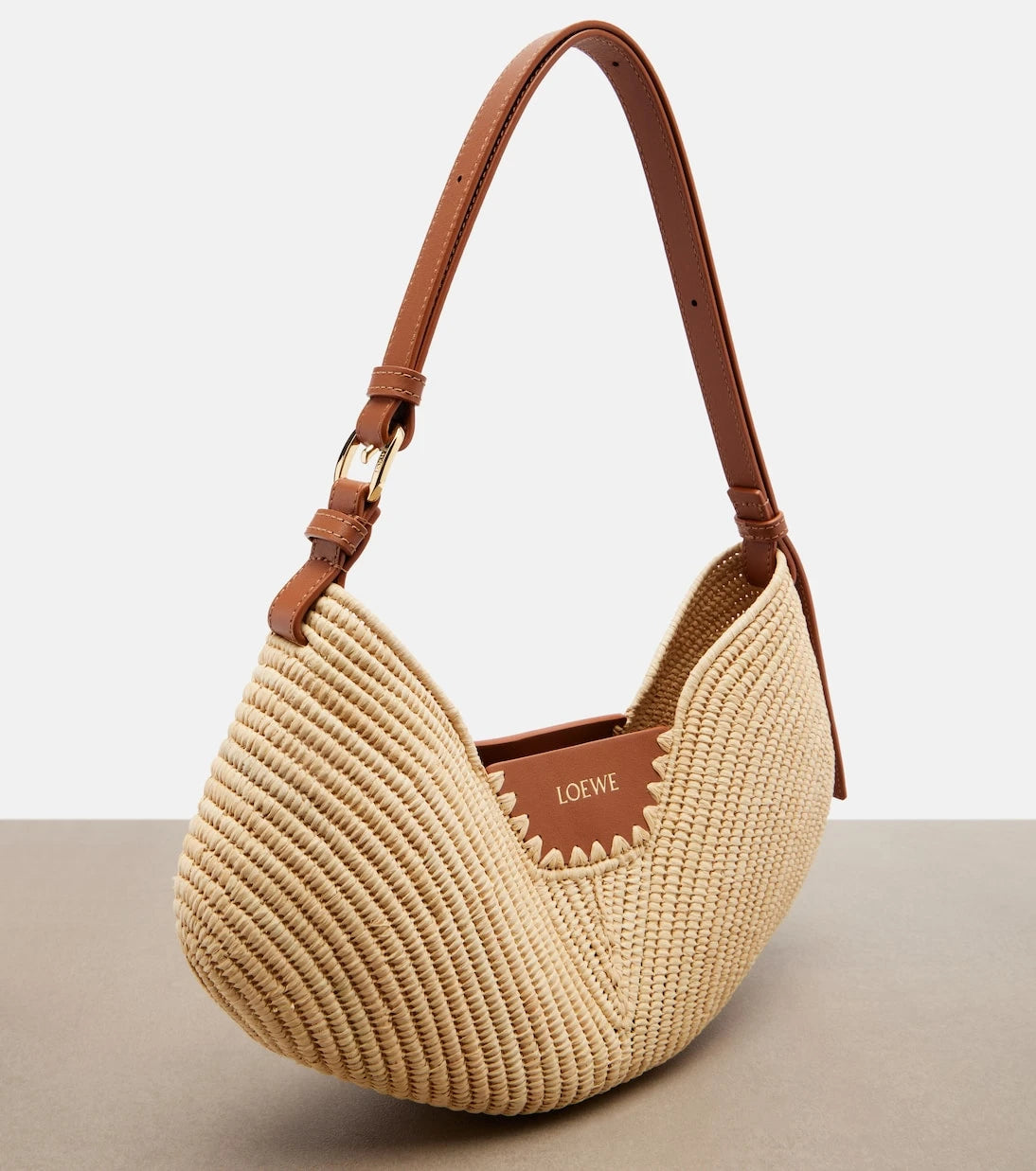 Loewe - Paula's Ibiza Swing Medium raffia tote bag