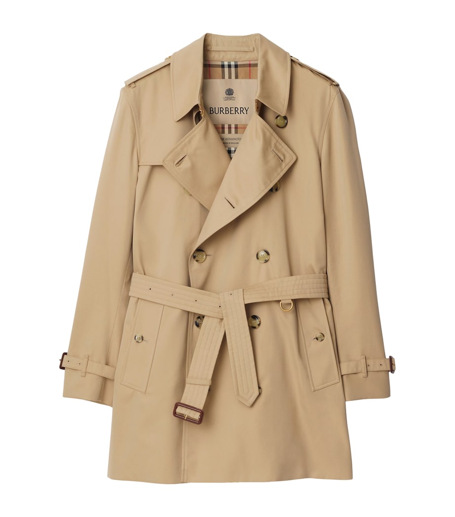 Beige Short Kensington Heritage Trench Coat