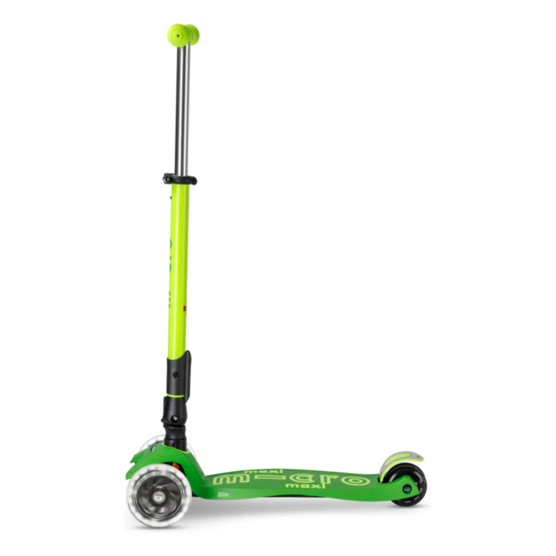 Micro - Maxi Foldable Neon LED Scooter | Green