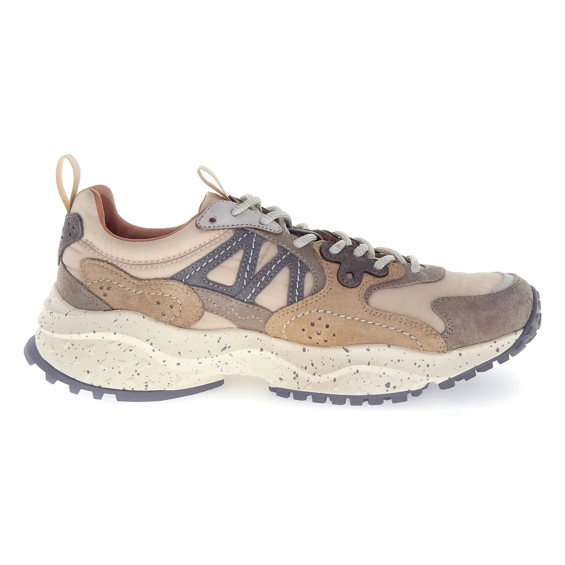 Flower Mountain - Solin Uni Suede and Nylon sneakers | Grey