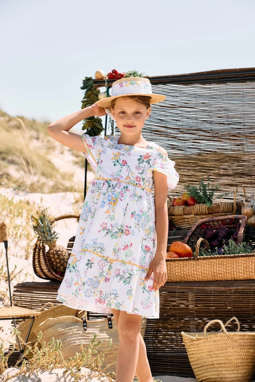 Patachou - Floral cotton dress