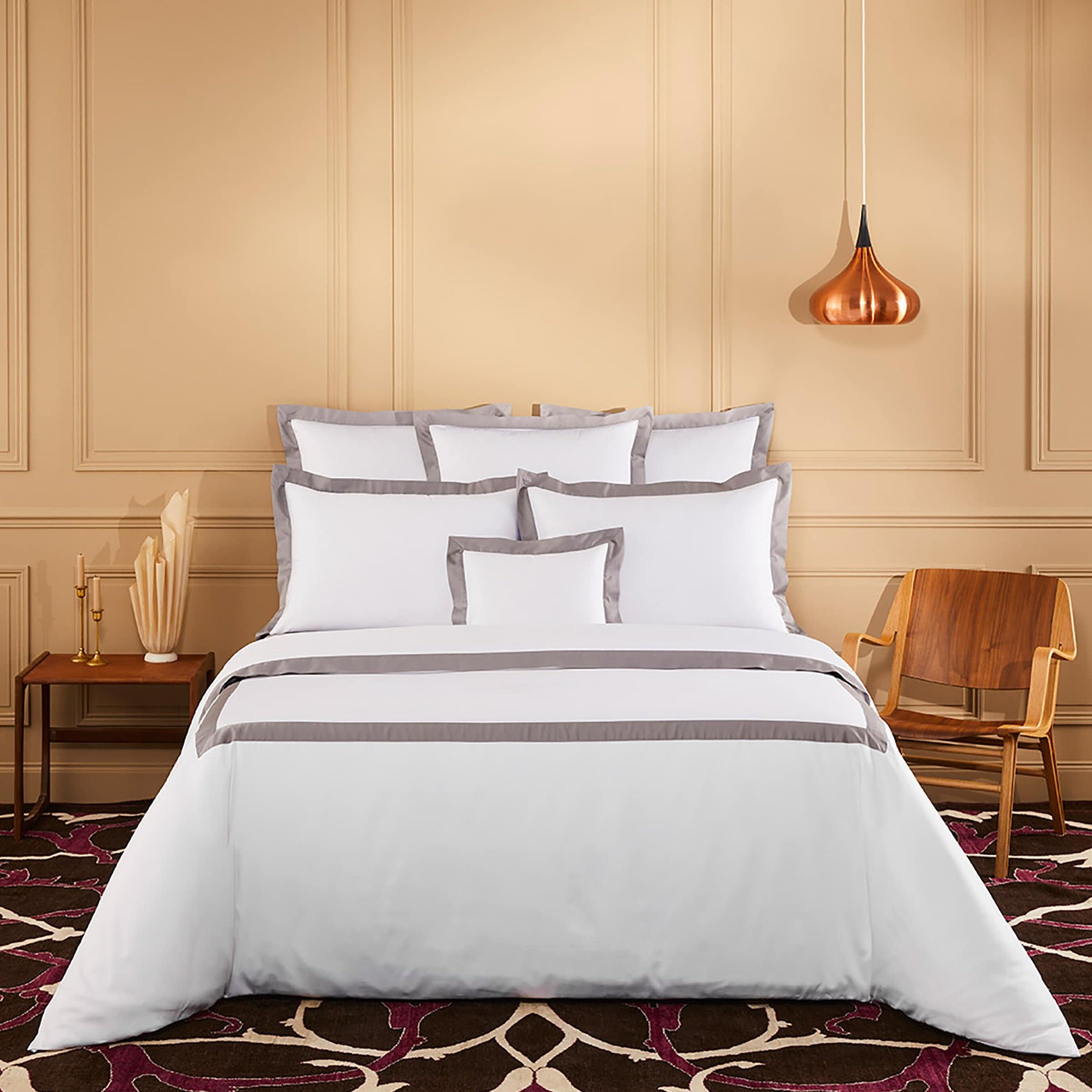 Linea Platine Standard Oxford Pillowcase (50cm x 75cm)