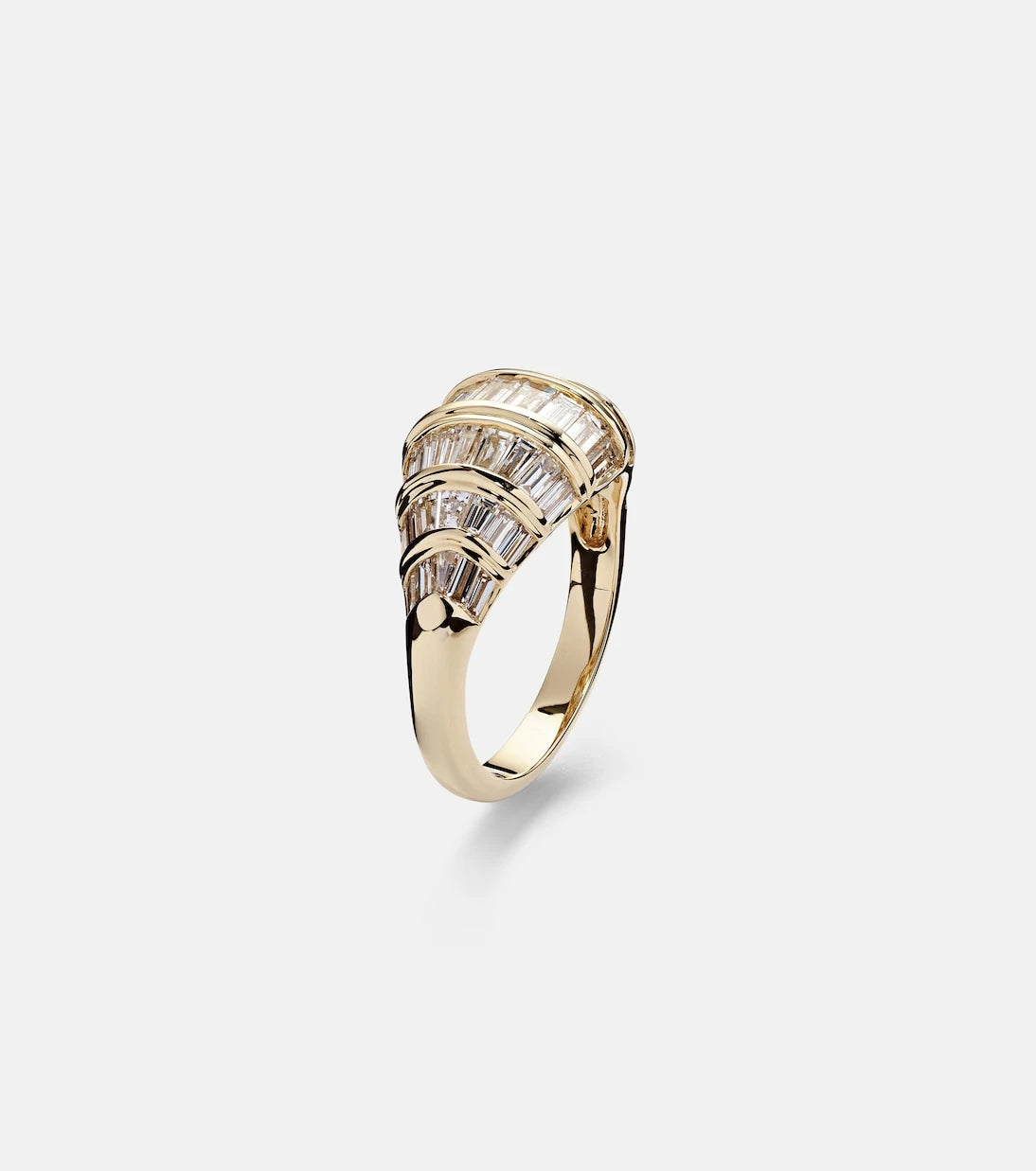 Anita Ko - Zoe 18kt gold ring with diamonds
