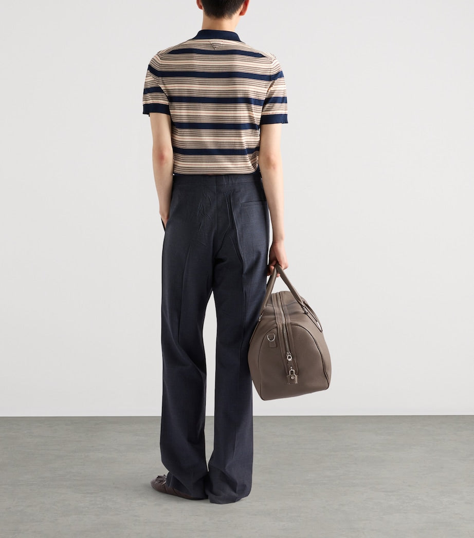 Prada Cotton Stripe Polo Shirt