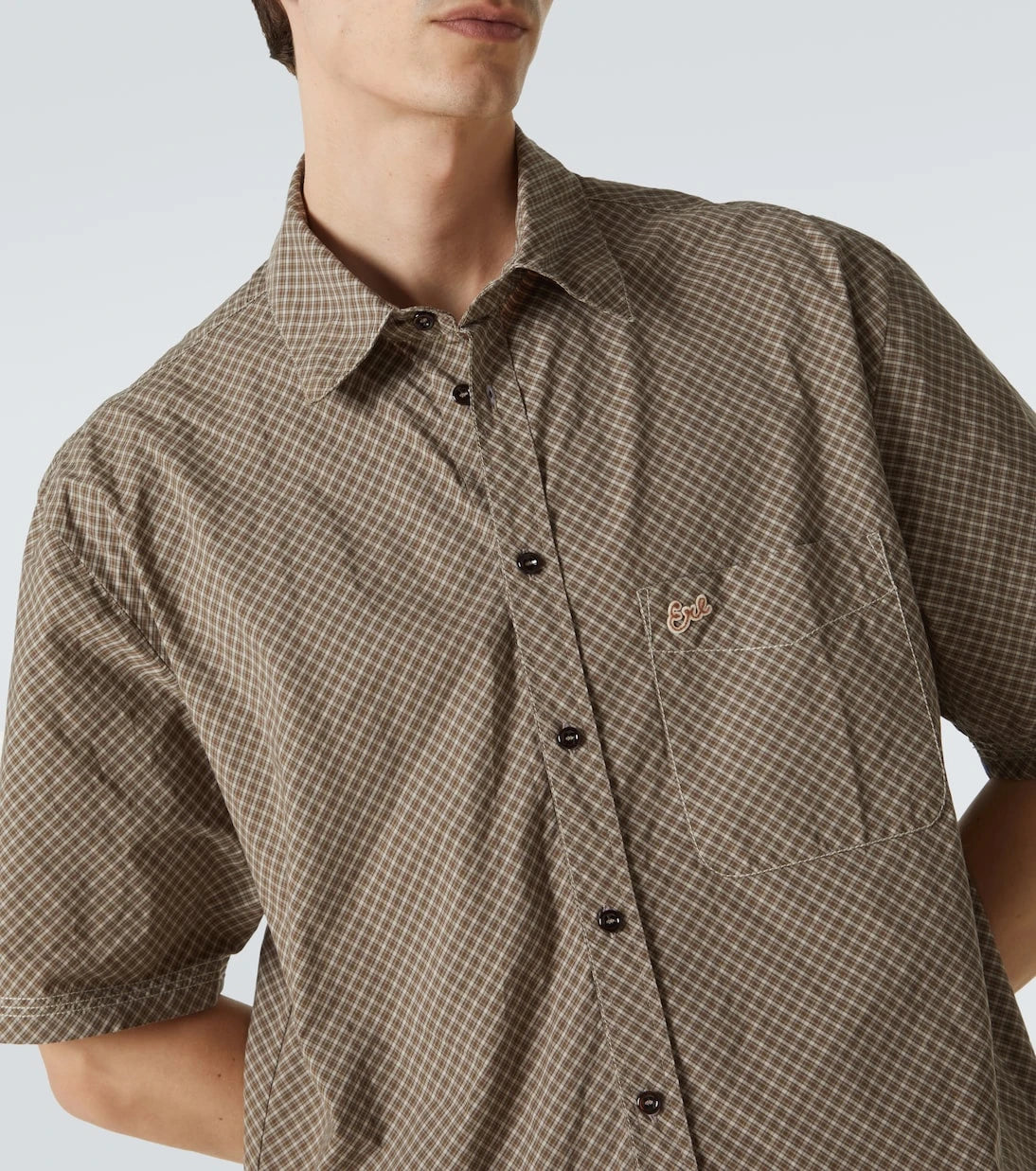 ERL - Checked cotton shirt